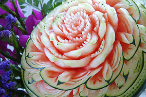 フルーツカービング作例03